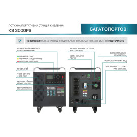 Портативна електростанція KS 3000PS - 2
