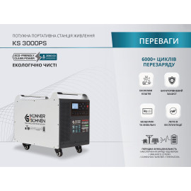 Портативна електростанція KS 3000PS - 3