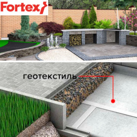 Геотекстиль Fortex 1х10 м 100 г/м.кв - 4