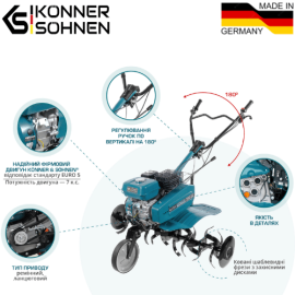 Бензиновый культиватор KS 7HP-950A - 5