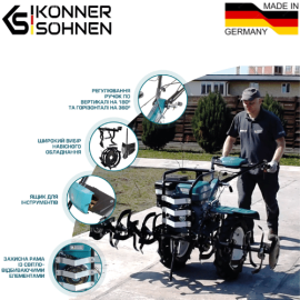 Бензиновий культиватор KS 9HP-1350G-3 (500) - 13