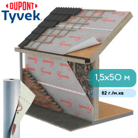 Супердиффузионная мембрана Tyvek Solid 1,5х50м - 9