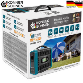 Портативна (переносна) електростанція Konner & Sohnen KS 200PS - 10