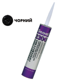 Клей – герметик Geocel 2300 силиконовый - Черный цвет - 1