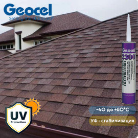 Клей – герметик Geocel 2300 силиконовый - Черный цвет - 8