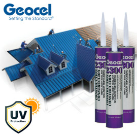 Клей – герметик Geocel 2300 силиконовый - Черный цвет - 9