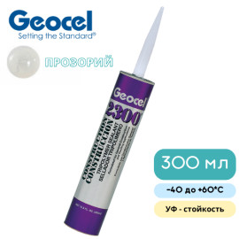 Клей – герметик Geocel 2300 силиконовый - прозрачный цвет - 2