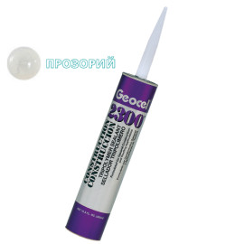 Клей – герметик Geocel 2300 силиконовый - прозрачный цвет - 1