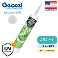 Клей - герметик Geocel All Weather 310 мл силіконовий - Прозорий колір