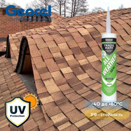 Клей - герметик Geocel All Weather 310 мл силиконовый - Прозрачный цвет  - 3