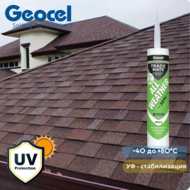 Клей - герметик Geocel All Weather 310 мл силиконовый - Прозрачный цвет  - 5