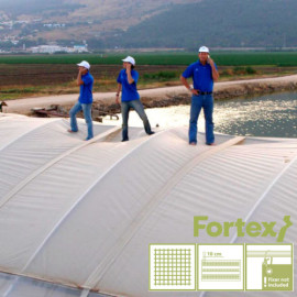 Плівка армована Fortex 12х25 м для теплиць 180 г/м.кв прозора - 11