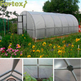 Плівка армована Fortex 12х25 м для теплиць 180 г/м.кв прозора - 13