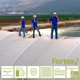 Плівка армована Fortex 6х10 м для теплиць 180 г/м.кв прозора - 11