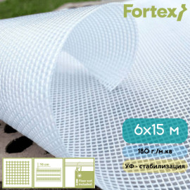 Плівка армована Fortex 6х15 м для теплиць 180 г/м.кв прозора - 4
