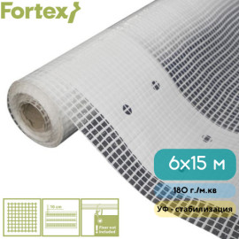 Плівка армована Fortex 6х15 м для теплиць 180 г/м.кв прозора - 7