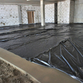 Поліетиленова плівка 3м*30 м (90 м.кв) 200 мкр чорна - 6