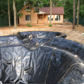 Поліетиленова плівка 3м*30 м (90 м.кв) 200 мкр чорна - 9