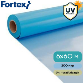 Пленка полиэтиленовая Fortex 6м*60 м (360 м.кв) 200 мкр УФ-стабилизация синяя - 3