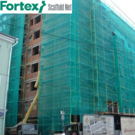 Сітка захисна Fortex для будівельних риштувань 3,3х50 м 60 г/м.кв зелена - 13