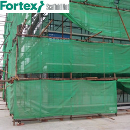 Сітка захисна Fortex для будівельних риштувань 3,3х50 м 60 г/м.кв зелена - 18