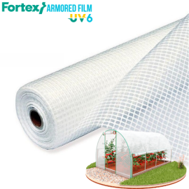 Плівка армована теплична Fortex 6 x 10 м, 60 м2, 180 г/м2, прозора, УФ - 6% - 2