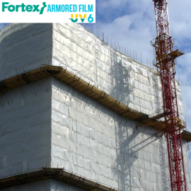 Плівка армована теплична Fortex 6 x 25 м, 150 м2, 180 г/м2, прозора, УФ 6%  - 20