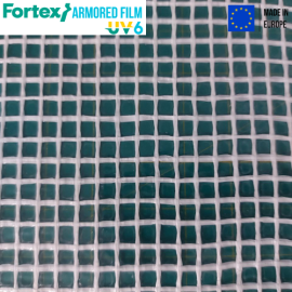 Плівка армована теплична Fortex 6 x 25 м, 150 м2, 180 г/м2, прозора, УФ 6%  - 3
