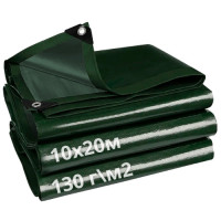 Тент Fortex поліпропіленовий захисний ламінований 10x20 м 130 г./м.кв зелений
