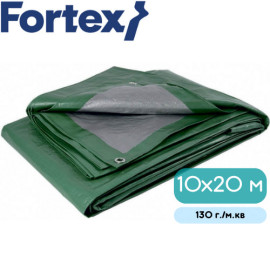 Тент Fortex поліпропіленовий захисний ламінований 10x20 м 130 г./м.кв зелений - 7