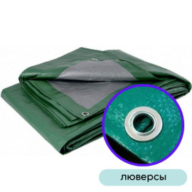 Тент Fortex поліпропіленовий захисний ламінований 15x20 м 130 г./м.кв зелений - 6