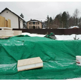 Тент Fortex поліпропіленовий захисний ламінований 6x10 м 100 г./м.кв зелений - 11