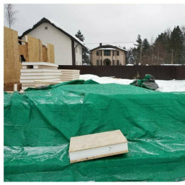 Тент Fortex поліпропіленовий захисний ламінований 10x15 м 100 г./м.кв зелений - 8