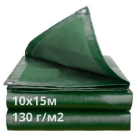 Тент Fortex поліпропіленовий захисний ламінований 10x15 м 130 г./м.кв зелений