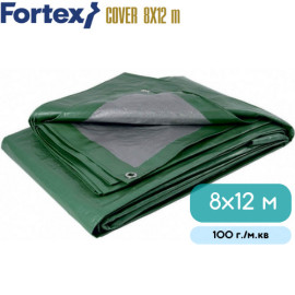 Тент Fortex поліпропіленовий захисний ламінований 8x12 м 100 г./м.кв зелений - 2