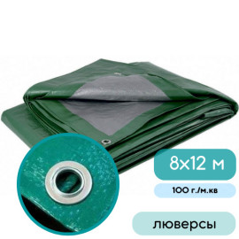 Тент Fortex поліпропіленовий захисний ламінований 8x12 м 100 г./м.кв зелений - 5