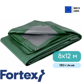 Тент Fortex поліпропіленовий захисний ламінований 8x12 м 130 г./м.кв зелений - 5