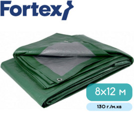 Тент Fortex поліпропіленовий захисний ламінований 8x12 м 130 г./м.кв зелений - 7