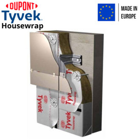 Вітрозахисна мембрана Tyvek Housewrap 3x50м - 6