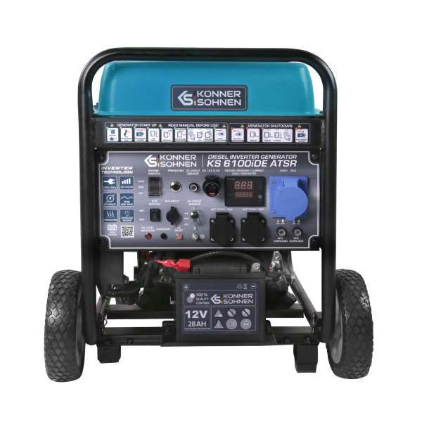 Дизельний інверторний генератор «Könner & Söhnen» KS 6100iDЕ ATSR