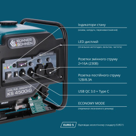 Генератор інверторний KS 4500iG - 3