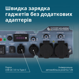 Генератор інверторний KS 4500iG - 6