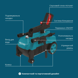 Мийка високого тиску KS PW130H - 5