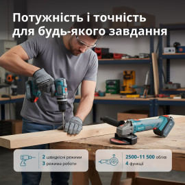 Набір акумуляторного електроінструменту 2-в-1 KS IDAGB 20V SET 1 - 1