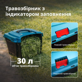 Електрична газонокосарка KS 32LM12-BL - 5