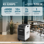 Портативна електростанція 3 в 1 KS 5200PS - 0
