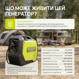 Інверторний генератор KSB 32i S - 2