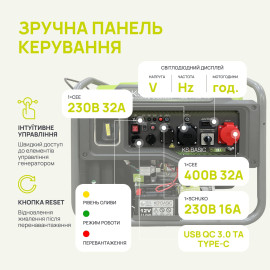 Інверторний генератор KSB 110iE-1/3 - 5